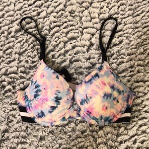 PINK Tie-Dye Bra
